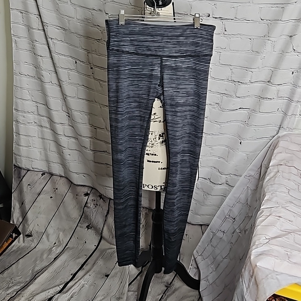 Lululemon Wunder Under Pant Leggings III Blurry Belle Battleship Black Size 6